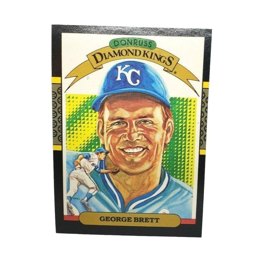 87 Donruss Diamond Kings #15 George Brett Kansas City Royals Baseball Card